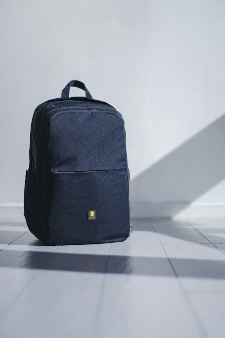 A backpack used in an illustrative Shopify checkout